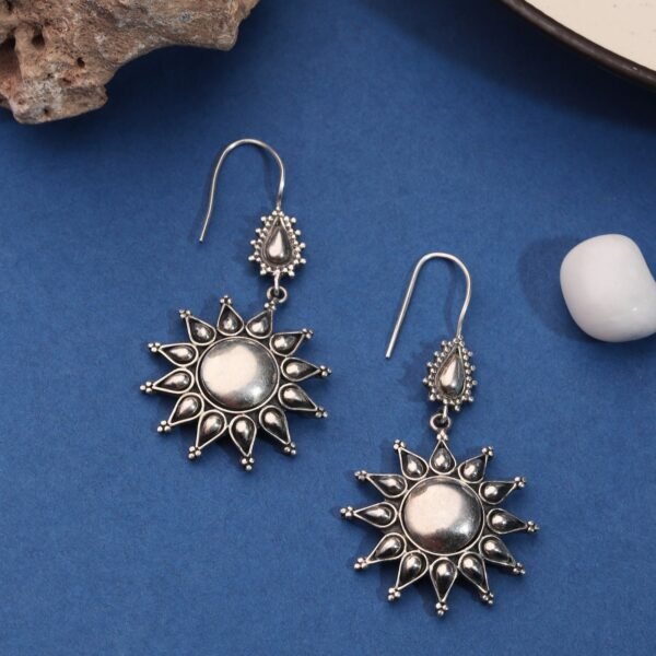 designer silver earrings