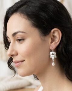 Five Leaf 925 Dangle Silver Earrings