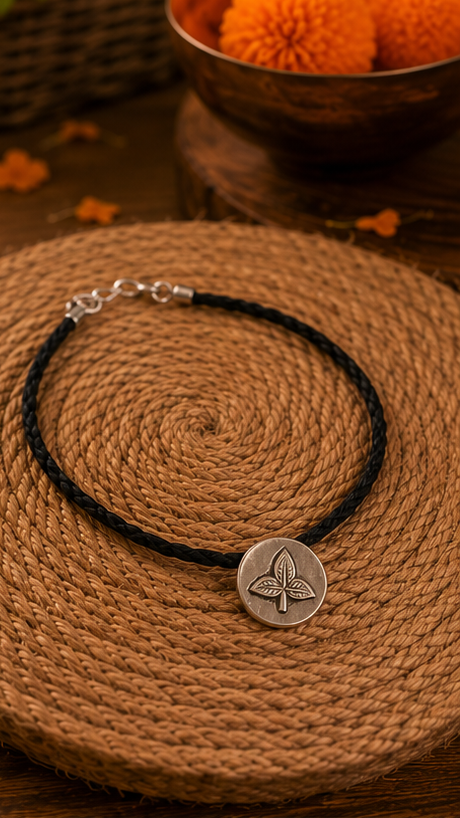 Nature’s Leaf Emblem 925 Sterling Silver Anklet - Image 4