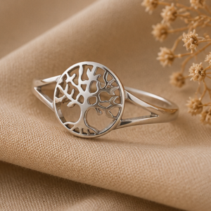 Eternal Roots Tree of Life 925 Sterling Silver Ring