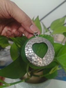 Heart shapped pendant