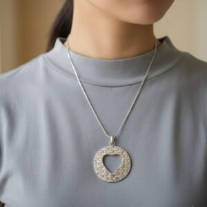 Heart shapped pendant