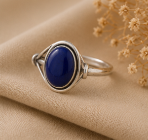Azure Eye Lapis Lazuli 925 Sterling Silver Ring