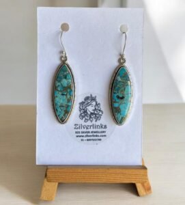 ZilverLinks Exclusive Stone Drop Earrings – 925 Silver