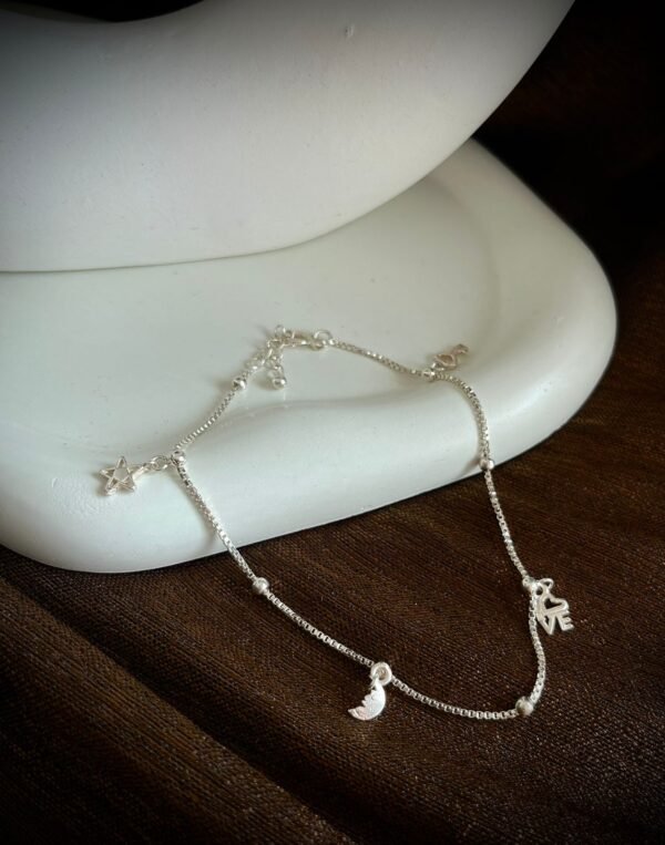 CHARM ANKLET - 925 SILVER