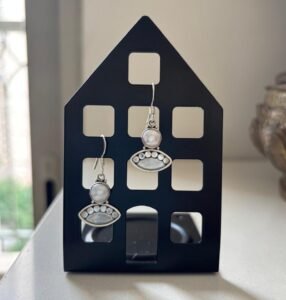 Pearl vision earrings - 925 silver