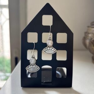 Pearl vision earrings - 925 silver