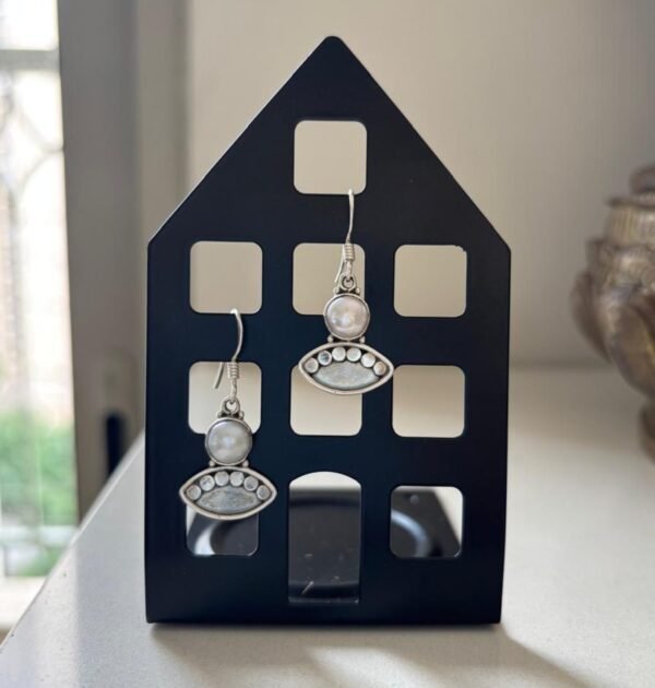 Pearl vision earrings - 925 silver