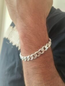 Interlocked chain bracelet - 925 silver