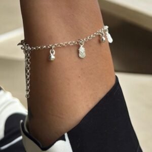 Charm bracelet in 925 silver