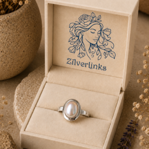 Luminous Luna Pearl 925 Sterling Silver Ring