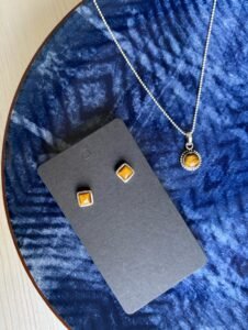 Golden Tiger Eye Elegance Set