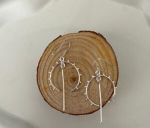 Celestial Orbit Danglers - 925 Silver