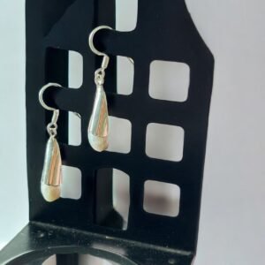 Sleek Teardrop Pearl Earrings