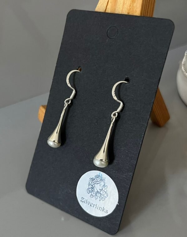Pearl drop in 925 silver - Image 2