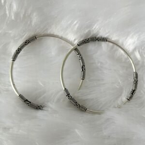 Bangle with wire work - 925 silver