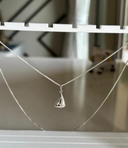 Boat pendant - 925 silver