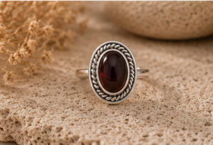 Royal Amethyst Oval 925 Sterling Silver Ring