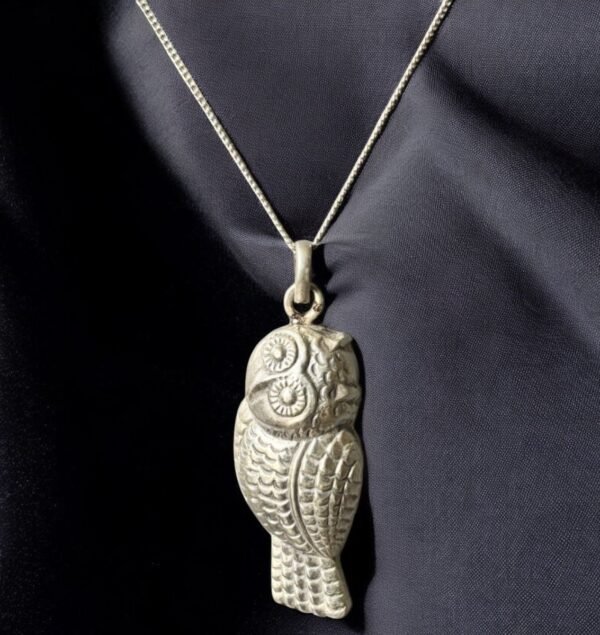Owl Pendant – 925 Silver
