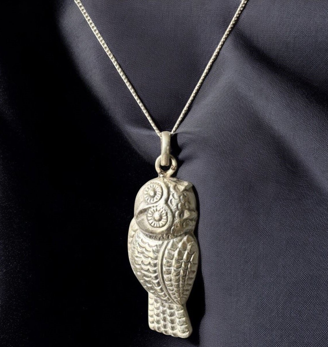 Owl Pendant – 925 Silver
