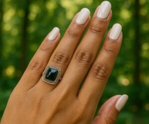 Classic Onyx 925 Silver Ring