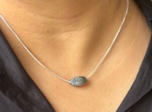 Floral charm necklace – 925 sterling silver
