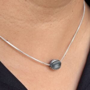 Tribal bead necklace – 925 sterling silver