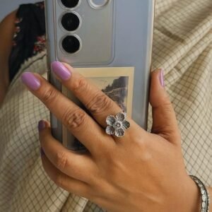 Blooming flower ring – 925 sterling silver