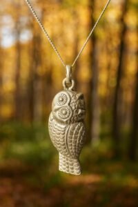 Owl Pendant – 925 Silver