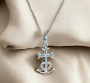 Faith, love & hope pendant in 925 silver