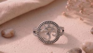 Sacred Harmony Aum - Om 925 Sterling Silver Ring