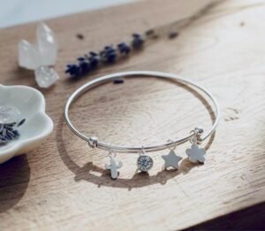 Adjustable Bracelet Kada with charms