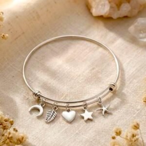 Adjustable Bracelet Kada with charms