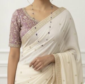 Amethyst long chain necklace