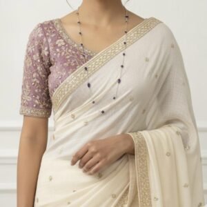 Amethyst long chain necklace