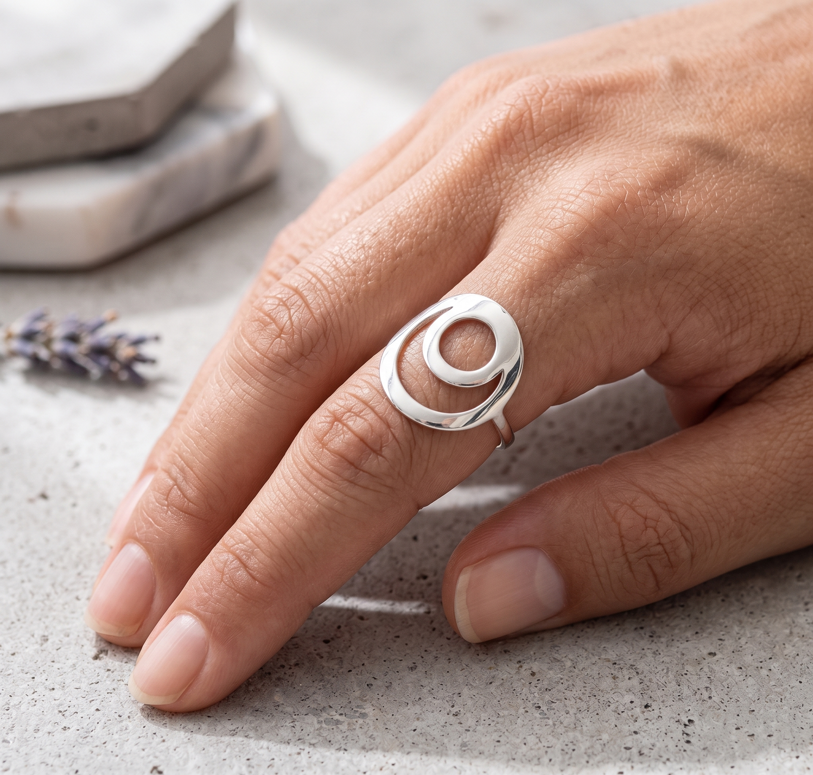Eclipse Minimalist 925 Sterling Silver Ring - Image 4