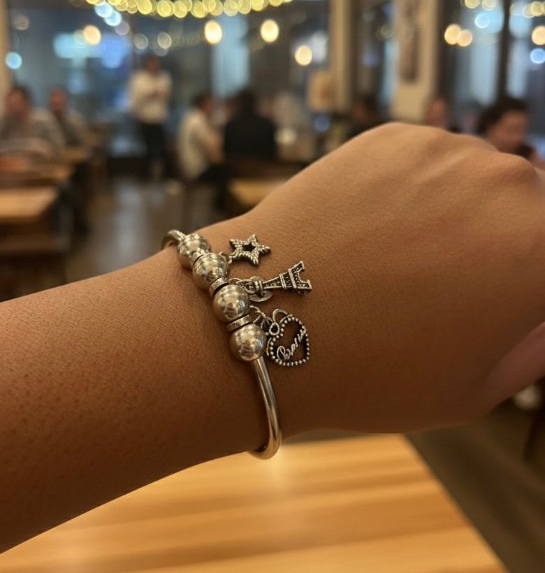 Parisian dream bangle in 925 silver - Image 2