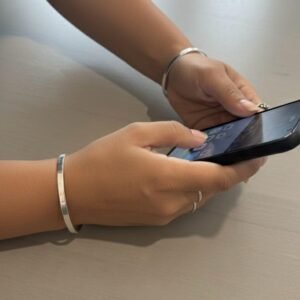 Kada bracelet in 925 silver