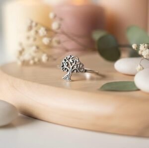 Filigree Tree of Life Ring in 925 silver