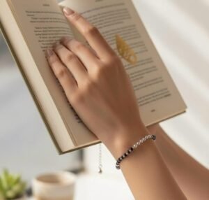 Mangalsutra style bracelet in 925 silver