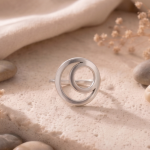 Eclipse Minimalist 925 Sterling Silver Ring