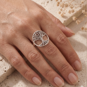 Eternal Roots Tree of Life 925 Sterling Silver Ring