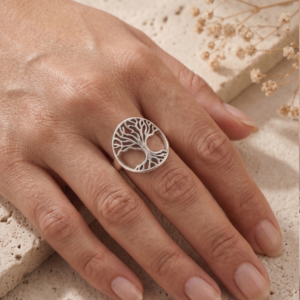 Eternal Roots Tree of Life 925 Sterling Silver Ring