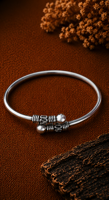 Tribal Spiral Cuff Anklet - Image 2