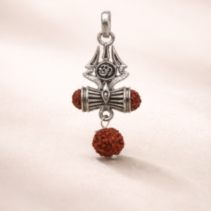 Shiva Rudraksha Trishul Pendant