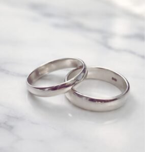 925 Sterling Silver Eternal Bond Couple Rings