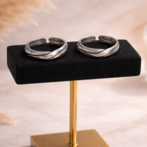 Twisted Sterling Silver Adjustable Toe Rings