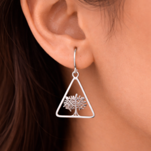 The Ethereal Arboreal Triangle Earrings