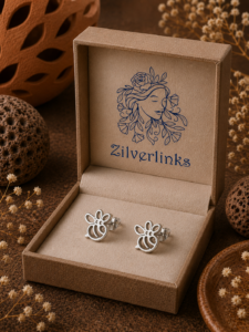 Whimsical Bumblebee Sterling Silver Studs