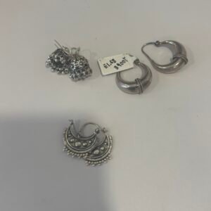 3 earrings